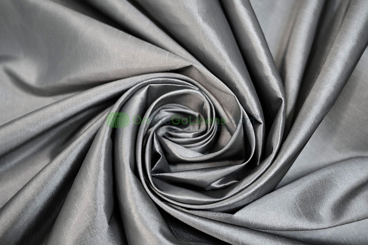 Taffeta Fabric by the Yard | Non Stretch Taffeta | 60" Wide | 75 Colors Available | Wholesale Bolt Available |