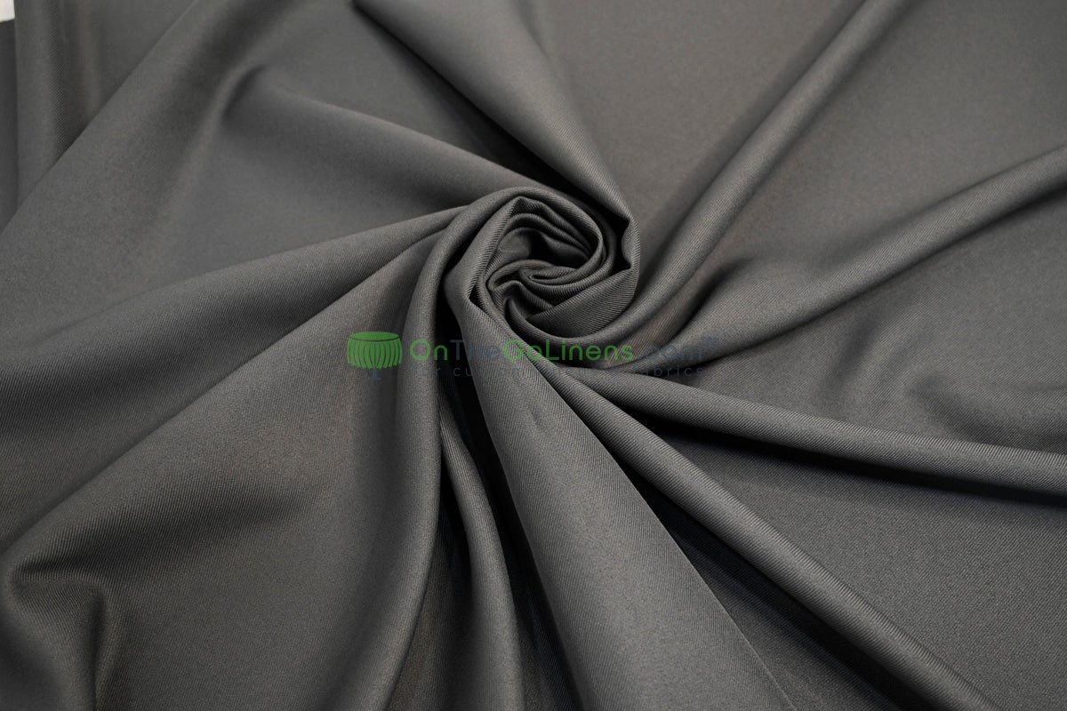 Polyester Twill Fabric by the Yard | Poly Gabardine Fabric | 58" Wide | Multiple Colors |