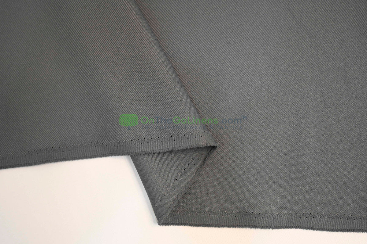 Polyester Twill Fabric by the Yard | Poly Gabardine Fabric | 58" Wide | Multiple Colors |