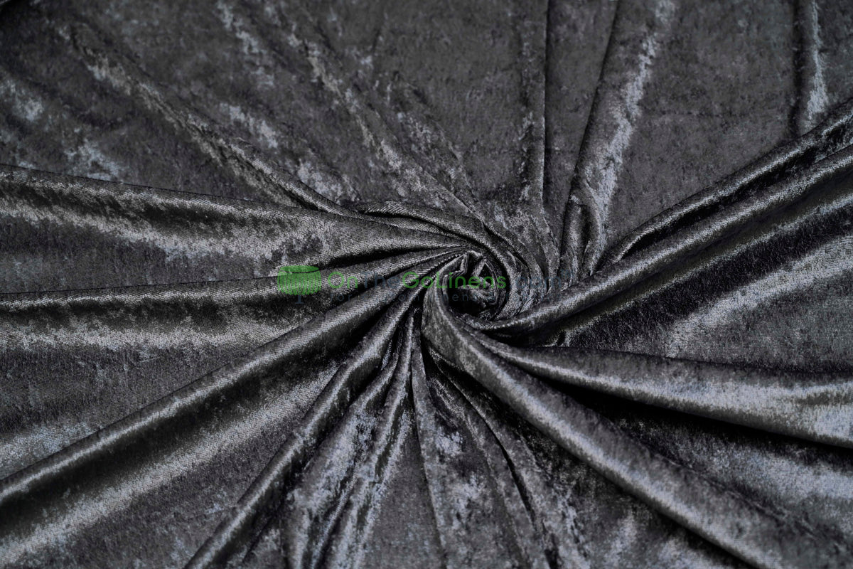 IFR Panne Velvet Event Drapery Panels | Crush Velour Curtains | Inherently Fire Retardant Drapery |Multiple Colors |