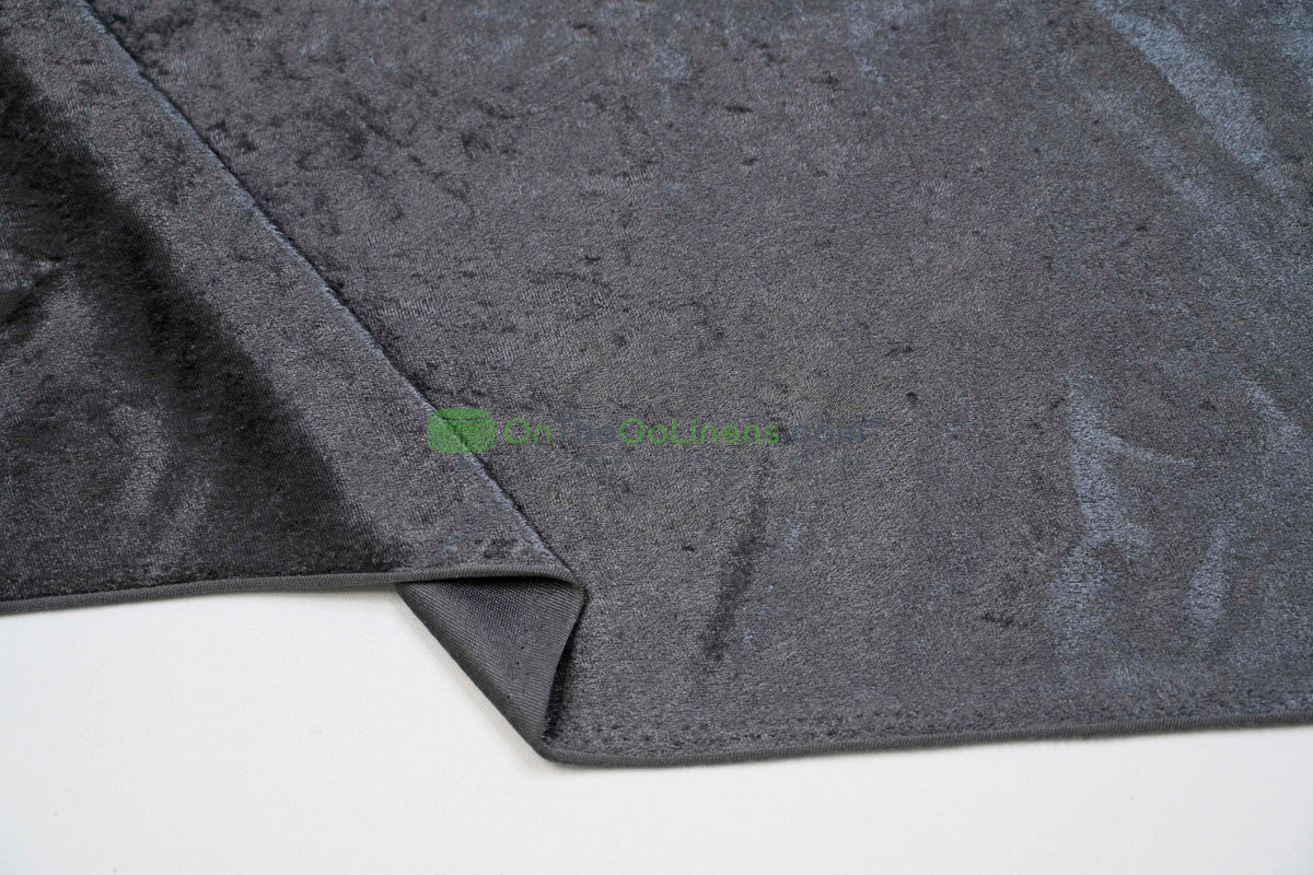 IFR Panne Velvet Event Drapery Panels | Crush Velour Curtains | Inherently Fire Retardant Drapery |Multiple Colors |