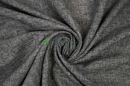 Vintage Linen Event Drapery Panels | Imitation Burlap Curtains | Washable 100% Polyester Burlap |