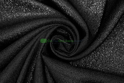 Metallic Vintage Linen Fabric by the Yard | Metallic Burlap Fabric | 60" Wide | 100% Polyester |