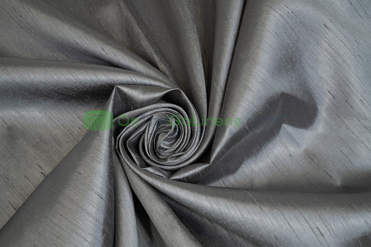 IFR Polyester Dupioni Fabric 120" Wide Extra Wide Silk Look 100% Polyester