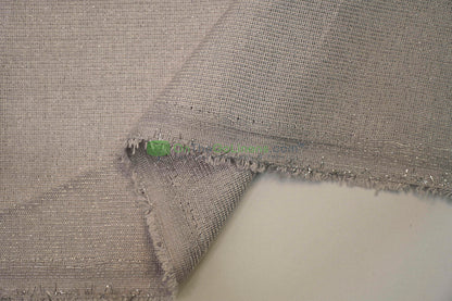 Metallic Vintage Linen Fabric by the Yard | Metallic Burlap Fabric | 60" Wide | 100% Polyester |