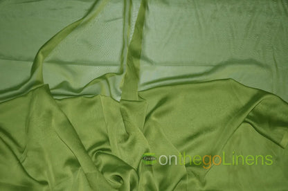 IFR Two Tone Chiffon Event Drapery Panels | Cationic Chiffon Curtains | Inherently Fire Retardant |