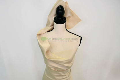Lamour Satin Fabric by the Yard & Bolt | 100% Polyester Semi Dull Heavy Satin Fabric | 60" Wide | Multiple Colors |