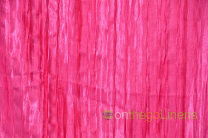 Italian Crush Satin Table Linens | Multiple Colors | 100% Polyester |
