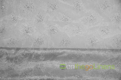 Silver Sparkle Organza