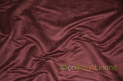 Wine Micro Suede