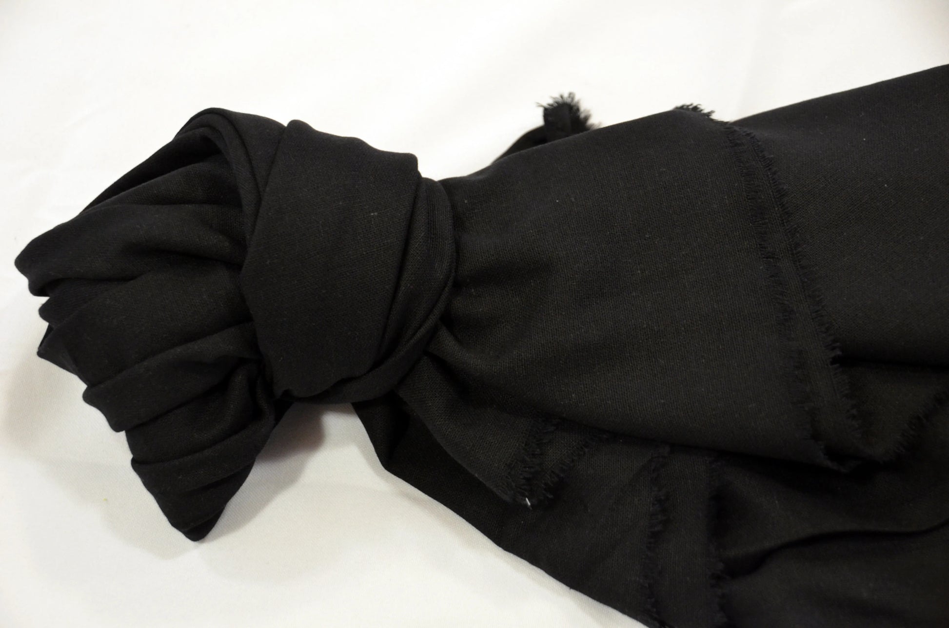 Black Rayon Linen