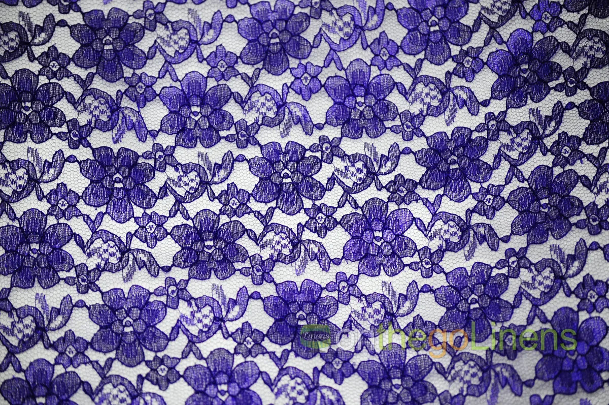 Raschel Lace Fabric by the Yard | 60" Wide | Multiple Colors | Wholesale Option Available |