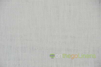 Faux Sheer Linen Fabric | Double Wide Imitation Sheer Linen Fabric | 108" Wide | Multiple Colors |