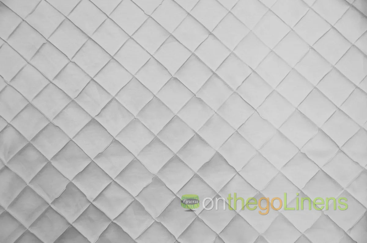 Pintuck 2x2 White