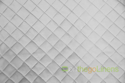 Pintuck 2x2 White
