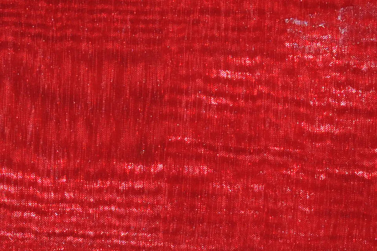 Red Mirror Organza