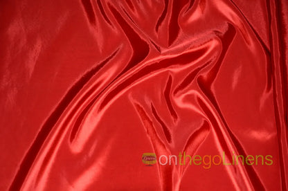 Stretch Taffeta Fabric by the Yard | Spandex Taffeta Fabric | 60" wide | Multiple Colors |