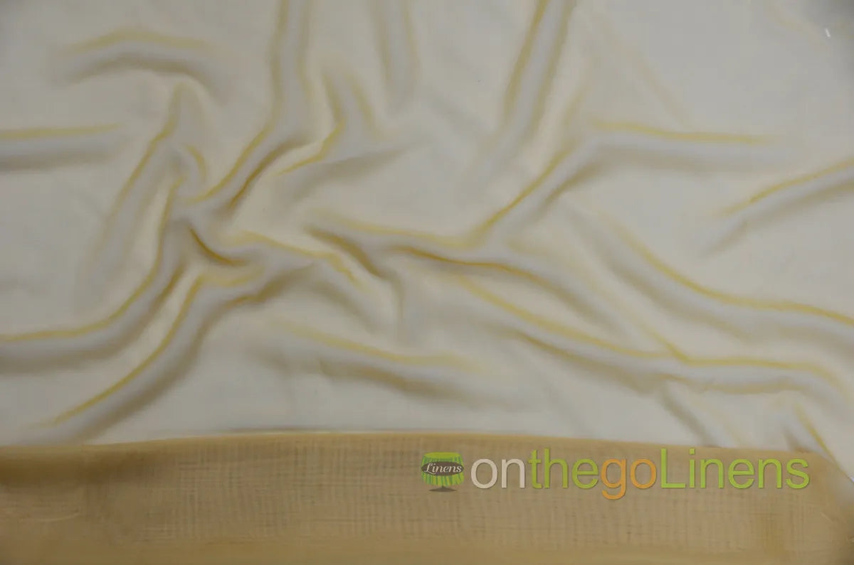 Gold Chiffon 60 Wide
