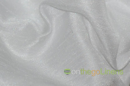 Shantung Satin White
