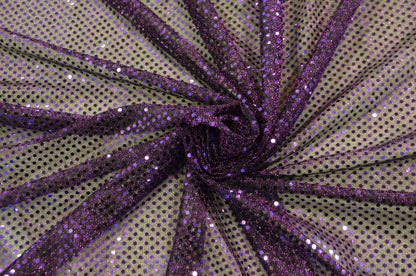 3mm Confetti Dot Sequins Fabric | 45" Wide | Multiple Colors | Sold by the Yard and Wholesale Bolt |