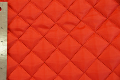 Red Quilted Padded Lining