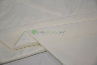 Faux Dupioni Silk Fabric | Imitation Dupioni Silk Fabric by the Yard | 54" Wide | 100% Polyester |