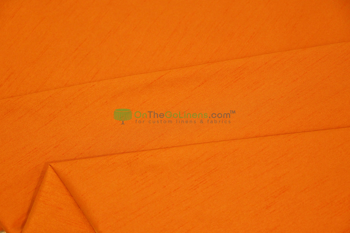 Faux Dupioni Silk Fabric | Imitation Dupioni Silk Fabric by the Yard | 54" Wide | 100% Polyester |