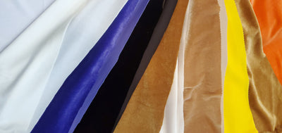 Stretch Velvet Fabric by the Yard | Soft and Smooth Spandex Velvet Fabric | 60" wide | Multiple Colors | Wholesale Bolt Available |