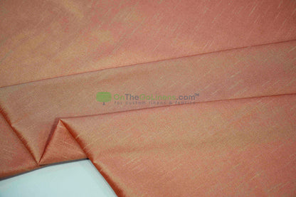 Faux Dupioni Silk Fabric | Imitation Dupioni Silk Fabric by the Yard | 54" Wide | 100% Polyester |
