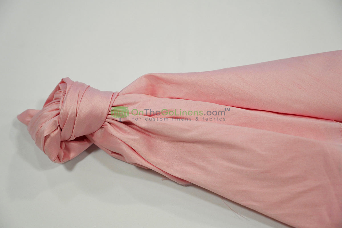 Faux Dupioni Silk Fabric | Imitation Dupioni Silk Fabric by the Yard | 54" Wide | 100% Polyester |