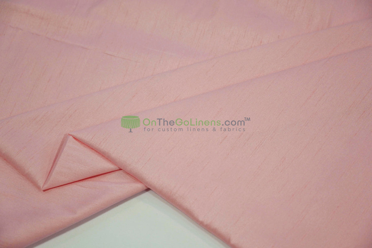 Faux Dupioni Silk Fabric | Imitation Dupioni Silk Fabric by the Yard | 54" Wide | 100% Polyester |