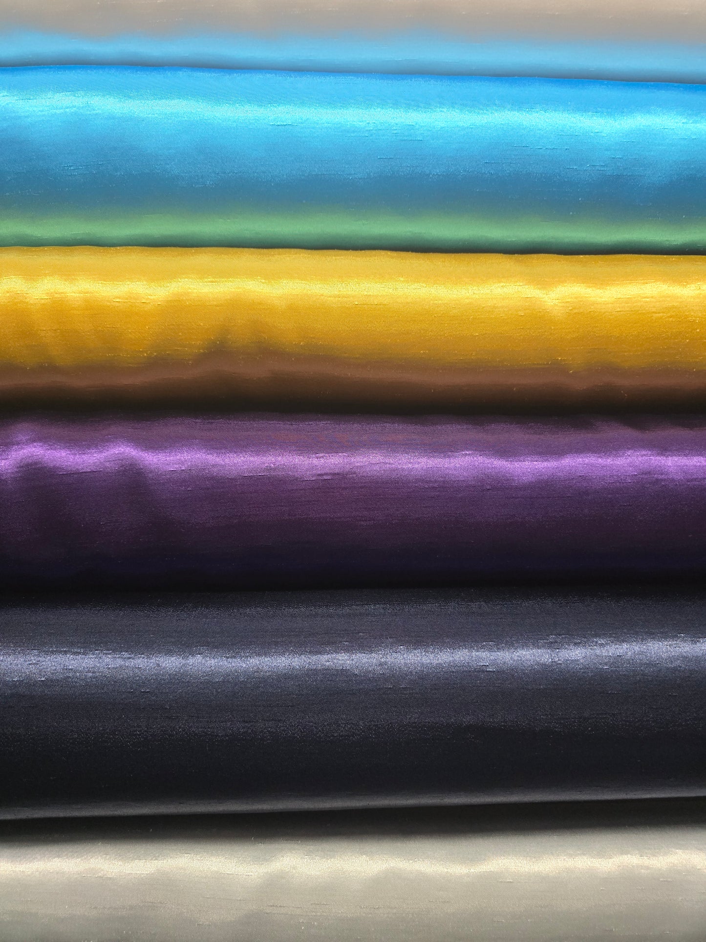 Shantung Satin Fabric by the Yard & Bolt | Reversible Silk Satin Fabric | 100% Polyester | 60" Wide | Multiple Colors |