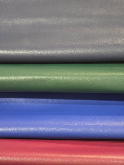 Soft and Smooth PVC Faux Leather Vinyl | 550GSM | 55/56" | Vinyl Fabric by the Yard |