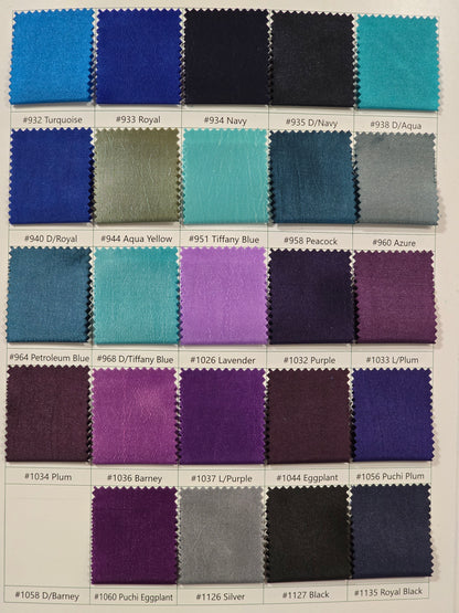 Taffeta Event Drapery Panels | Non Stretch Taffeta Curtains for Events & Decor | 75 Colors Available |