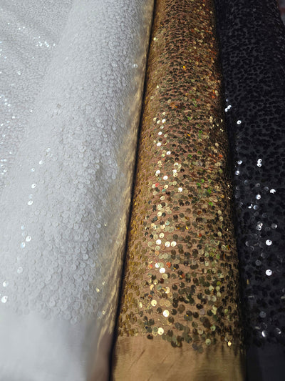 Taffeta Sequins Event Drapery Panels | Sequins Taffeta Curtains | Multiple Colors |