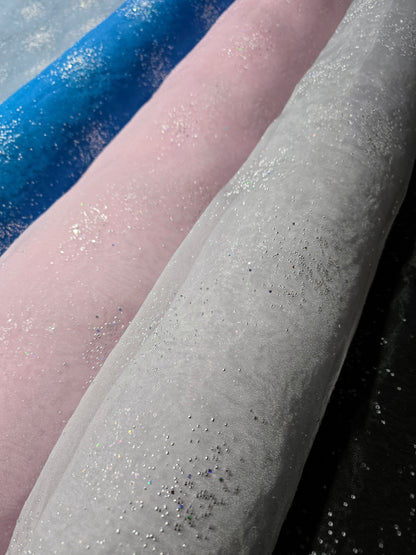 Sparkle Organza Tablecloths | Sparkle Organza Table Linens for Event & Decor | Multiple Colors |