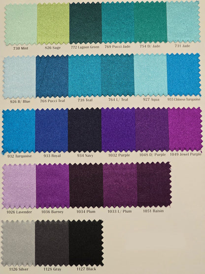 Stretch Charmeuse Fabric by the Yard | Silky Soft Stretch Satin Fabric | 4% Spandex | Multiple Colors |