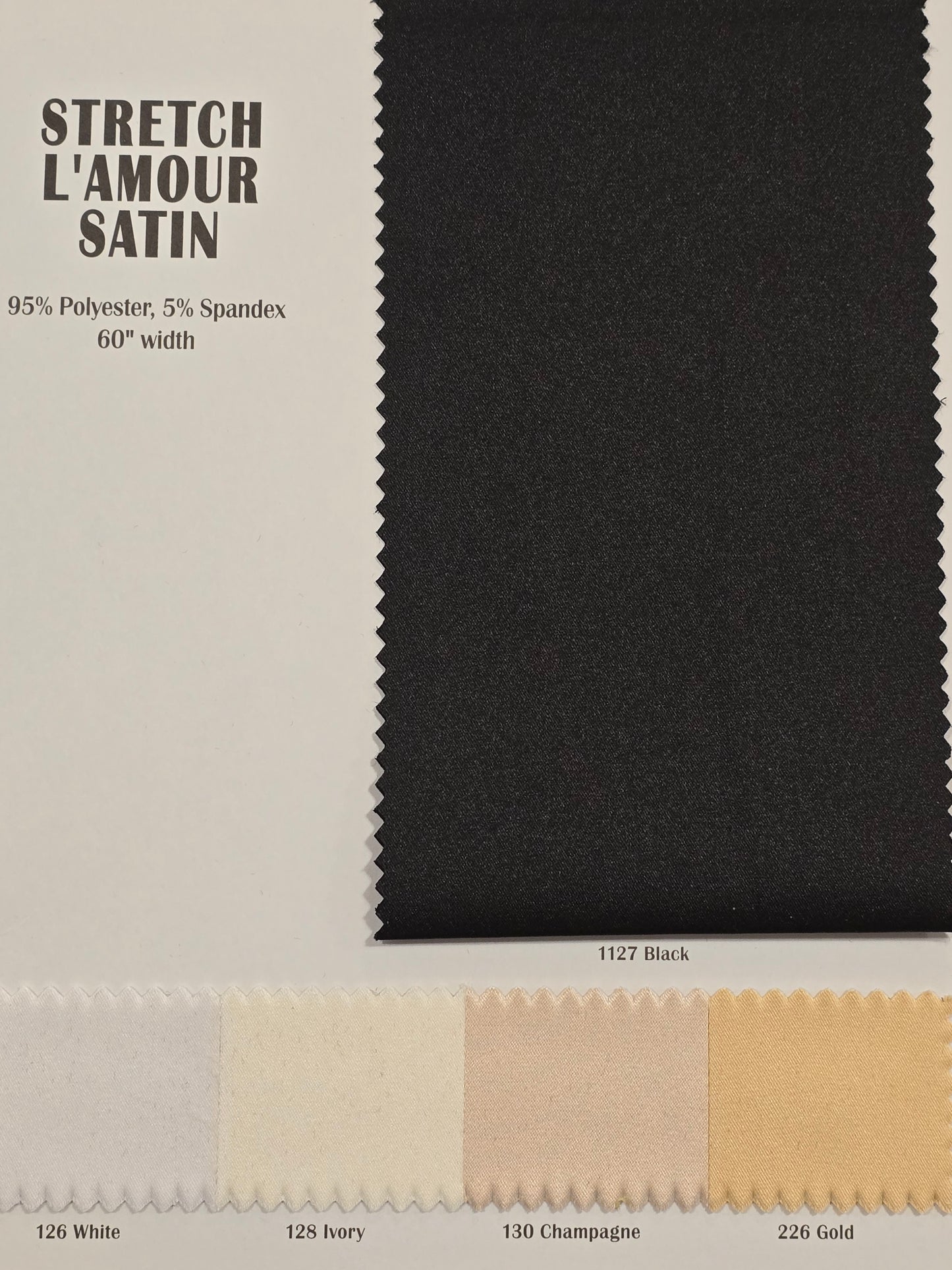 Stretch Lamour Satin Fabric by the Yard | Stretch Matte Satin | Stretch Duchess Satin Fabric for Bridal, Wedding, Costumes |
