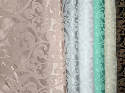 Victorian Damask Tablecloths | Classic Jacquard Table Linens | 100% Polyester |