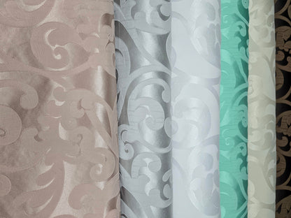 Victorian Damask Tablecloths | Classic Jacquard Table Linens | 100% Polyester |