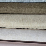 Vintage Linen Event Drapery Panels | Imitation Burlap Curtains | Washable 100% Polyester Burlap |