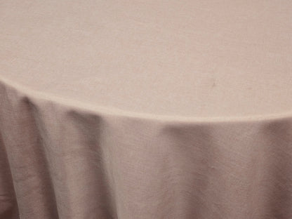 Vintage Linen Tablecloths | Imitation Burlap Table Linens | Washable 100% Polyester Burlap |