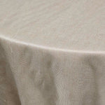 Metallic Vintage Linen Tablecloth | Metallic Burlap Table Linen | 100% Polyester |