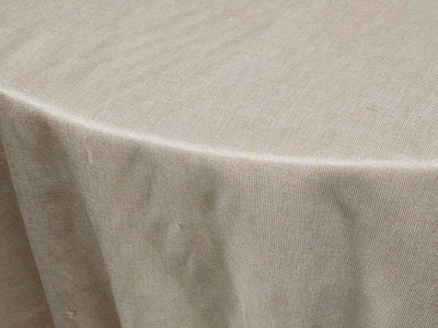 Metallic Vintage Linen Tablecloth | Metallic Burlap Table Linen | 100% Polyester |