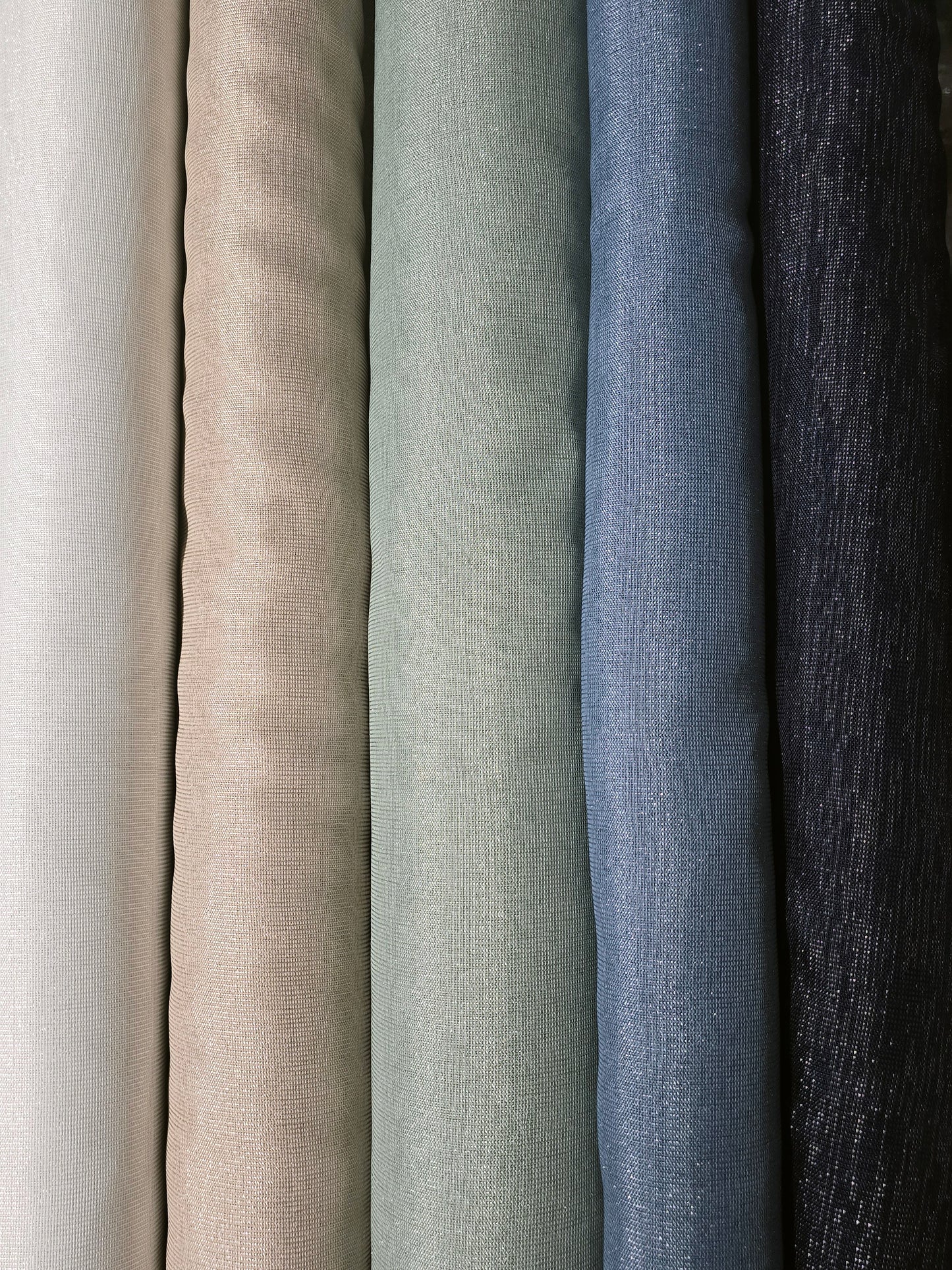 Metallic Vintage Linen Event Drapery Panels | Metallic Burlap Curtains for Events and Decor  | 100% Polyester |