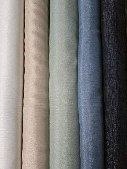 Metallic Vintage Linen Event Drapery Panels | Metallic Burlap Curtains for Events and Decor  | 100% Polyester |
