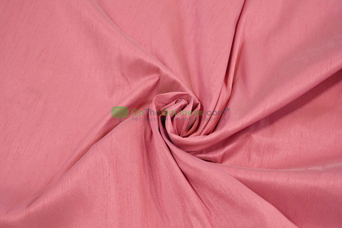 Faux Dupioni Silk Fabric | Imitation Dupioni Silk Fabric by the Yard | 54" Wide | 100% Polyester |