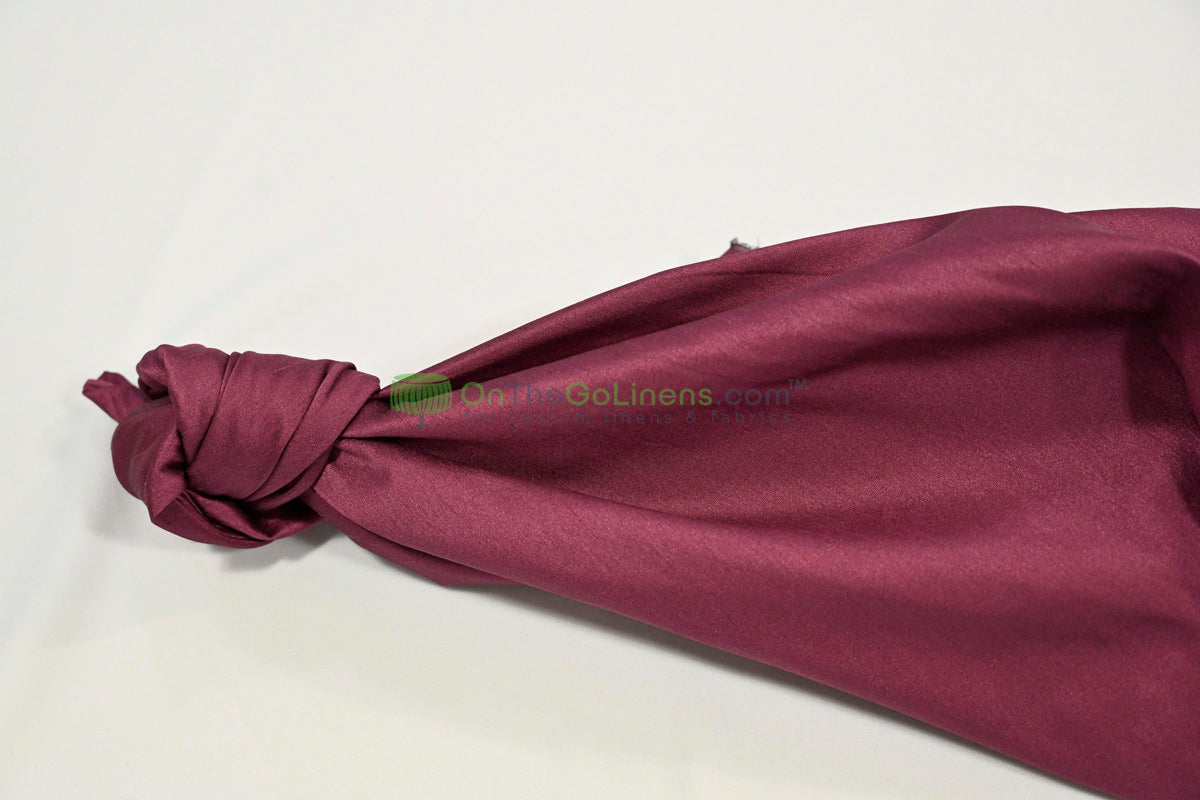 Faux Dupioni Silk Fabric | Imitation Dupioni Silk Fabric by the Yard | 54" Wide | 100% Polyester |