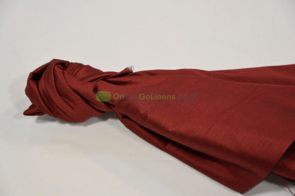 Faux Dupioni Silk Fabric | Imitation Dupioni Silk Fabric by the Yard | 54" Wide | 100% Polyester |