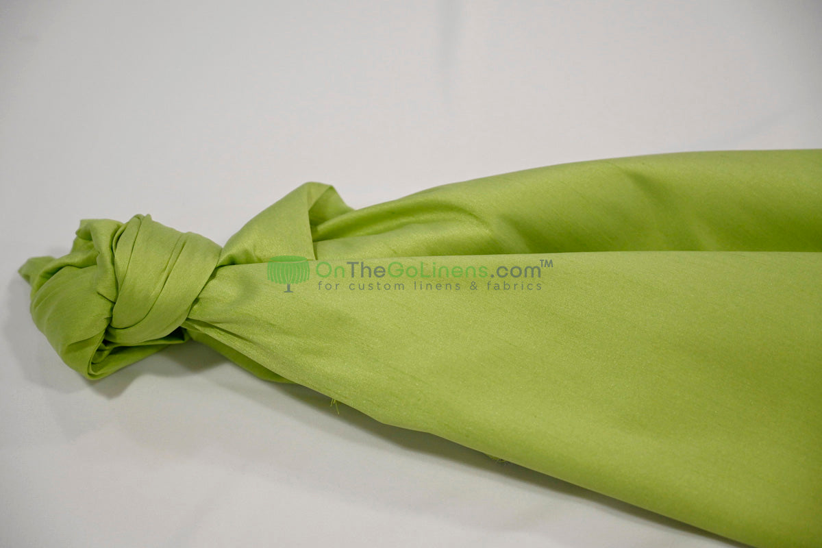 Faux Dupioni Silk Fabric | Imitation Dupioni Silk Fabric by the Yard | 54" Wide | 100% Polyester |